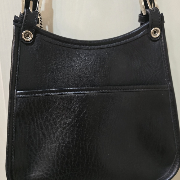 Coach Black Leather Crossbody Bag - Picture 2 of 9